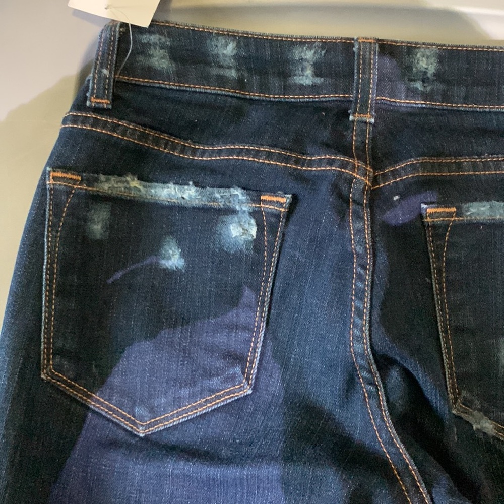 J BRAND CUSTOM DISTRESSED DENIM JEANS. - Picture 3 of 12